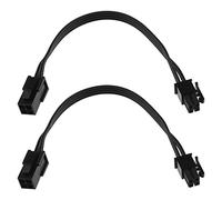 ECSiNG 2 Pezzi Cavo Di Prolunga Di Alimentazione CPU ATX 4 Pin Maschio A Femmina Per Computer Desktop Alimentatore 12V E Connettore Di Alimentazione CPU 18 AWG 22cm