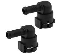 ECSiNG 2 Pezzi Connettore Rapido A 90° Per Tubazione Fluida PS3 NW8-90 10 Mm Adatto Per Tubi Di Carburante Per Autoveicoli Tubi Di Raffreddamento