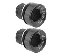 ECSiNG 2 Pezzi Di Bullone M15 Per Perno Ruota Anteriore Per Bicicletta Elettrica Titanio In Lega Di Alluminio Compatibile Con Bosch E-Bike CX 7075