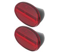 ECSiNG 2 Pezzi Di Riflettore Per Parafanghi Posteriori Ovali Per Bici 62x43 Mm Compatibili Con La Maggior Parte Delle Biciclette Con Parafanghi