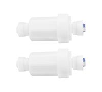 ECSiNG 2 Pezzi Filtro Per Acqua Per Sistema Di Nebulizzazione Esterna Per Tubo Da Giardino Da 1/4 Di Pollice 120 Micron 100 Maglie 92,2x39,6 Mm Filtro Per Sistema Di Nebulizzazione