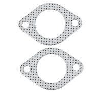 ECSiNG 2 Pezzi Guarnizione Di Scarico Del Trattore Interna 50 Mm Distanza Fori 82 Mm Compatibile Con Fendt Farmer Compatibile Con Favorit