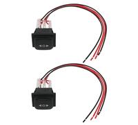 ECSiNG 2 Pezzi KCD4 6 Pin Interruttore Di Polarità Istantanea Impermeabile 3 Posizioni AC 20 A-125 V 16 A-250 V Per Attuatori Lineari Gru Rimorchio Camper Cric Di Alimentazione Ruote