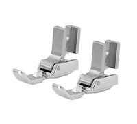 ECSiNG 2 Pezzi Piedino Premistoffa Per Cerniera Per Macchina Da Cucire 7306-2L Piedino Premistoffa Per Cerniera Per Macchina Da Cucire Compatibile Con Brother Compatibile Con Singer