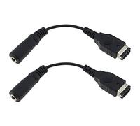 ECSiNG 2 Pezzi Sostituzione Del Cavo Adattatore Per Cuffie Compatibile Con Nintendo GameBoy Advance SP (GBA SP) Cavo Adattatore Jack Per Cuffie Per Console Nero