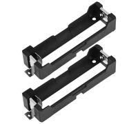 ECSiNG 2 Pezzi Supporto Per Batteria 21700 A Una Cella Per Batteria 20/21700 Nero