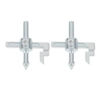 ECSiNG 2 Pezzi Tagliaforo Per Piastrelle 20-90 Mm Per Piastrelle In Vetro Piastrelle In Ceramica Ceramica E Fai Da Te