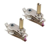 ECSiNG 2 Pezzi Termostato Per Forno Elettrico KST220 T250 Termostato Regolabile Regolatore Di Temperatura Bimetallico Per Riscaldatori Elettrici 16A/250VAC