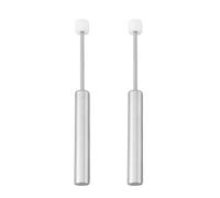 ECSiNG 2 pistoni ammortizzatori per bidoni della spazzatura con chiusura silenziosa e coperchio in acciaio e plastica, 91 x 49 x 7,8 mm, ricambio per bidone della spazzatura da cucina