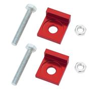 ECSiNG 2 Pz 12mm Foro Dia Tenditore Catena Moto Tenditore CNC Tenditore Per Dirt Motor Bike Moto 50cc 70cc 90cc 110cc 125cc Rosso