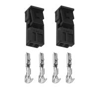 ECSiNG 2 pz 2 Pin Car Wire Harness Connettore A0305452828 Impermeabile Connettore Elettrico Spina con Terminali per Automotive Elettrodomestici Elettrici