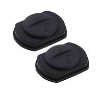 ECSiNG 2 PZ 2 Tasti Auto Chiave Gomma Pad Protector Cover Case Compatibile con Mitsubishi Colt/Warrior/Spacestar/Carisma Nero Impermeabile Antigraffio Accessori Auto