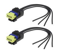 ECSiNG 2 PZ Auto Pompa Del Carburante Cavo Cablaggio Spina 4 Pin 8201348602 15 cm Pompa Del Carburante Connettore Sensore Del Serbatoio Parti di Ricambio Automotive
