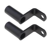 ECSiNG 2 PZ Moto Specchietto Retrovisore Mount Holder Light Bar Mount Manubrio Extender per Fari Esterni Caricatore USB Supporto Telefono Cellulare GPS Lega di Alluminio