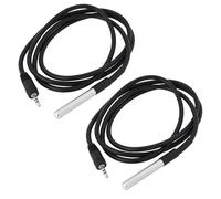 ECSiNG 2 Sensori di Temperatura DS18-B20 da -10°C A 85°C con Connettore da 2,5 Mm 1 M Compatibile con Sonoff TH10/16