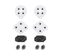ECSiNG 2 Set Di Cuscinetti Per Pulsanti In Silicone Conduttivo Pulsante Controller Sostituzione Parte Di Riparazione Kit Contatti Pulsanti Compatibile Con Super SNES Controller