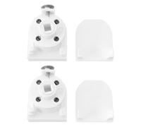 ECSiNG 2 Set Di Meccanismo Di Controllo Per Tende Romane Da 37x33 Mm Con Copertura Accessori Per Binari Per Tapparelle Palo Centrale Da 5,5 Mm Compatibile Con Hilarys