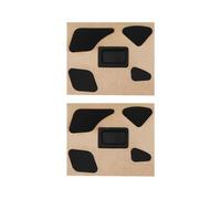 ECSiNG 2 Set Di Piedini Per Mouse Compatibile con Razer Naga Pro Spessore 0,6 Mm Pattini Per Mouse Pattini In PTFE Di Ricambio Piedini Di Scorrimento Neri