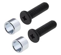 ECSiNG 2 Set Di Viti Per Disco Rigido A Stato Solido SSD Con Sostituzione dell'anello Della Vite Compatibile Con PS5 Gli Accessori Di Riparazione Di Ricambio Per Vite E Anello SSD