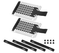 ECSiNG 2 Set Staffa per Disco Rigido SATA per Laptop da 7 Mm con Guida in Gomma Staffa SSD Compatibile con ThinkPad X220 X220i X220T X230 X230i X230T T430 T420 T420s T430s