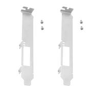 ECSiNG 2 staffe per schede di rete a piena altezza con viti compatibili con Mellanox CX312B MCX312B-XCCT/XCBT