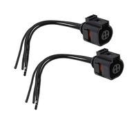 ECSiNG 2 x 4 pin di ricambio per sensore di temperatura del liquido di raffreddamento 4B0973712 compatibile con VW Passat B5 Bora Jetta Golf 5 Beetle Audi A3 A4 A6 Skoda Seat 15 cm