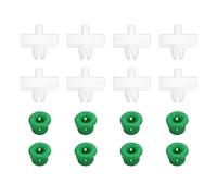 ECSiNG 20 clip di montaggio per strisce laterali + 20 occhielli compatibili con BMW 5er E34 1988-1995 OE 51131946258 19,7 x 17,8 mm 12 x 8,5 mm staffa per modanatura del corpo della portiera
