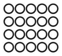 ECSiNG 20 Pezzi Di Guarnizioni Di Tenuta CO2 Compatibile Con Il Regolatore Dennerle MW 17x2,5 Mm Guarnizioni In Gomma Adatte Al Modello 3056 DE30497