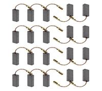ECSiNG 20 Pezzi Spazzole Di Carbone Per Smerigliatrice Angolare 15x8x5mm/0,59x0,31x0,20 Pollici Compatibile Con Bosch Di Ricambio Pezzi Di Ricambio Per Utensili Elettrici