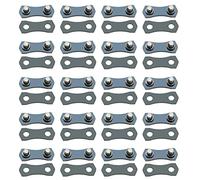 ECSiNG 20 set di maglie di giunzione catena della motosega Master Link riparazione cinghia preimpostata compatibile con piccolo calibro 3/8LP catena da 1,3 mm adatta per catene da 33 a 70 maglie