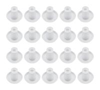 ECSiNG 20 tappi per persiane inferiori, trasparenti, per tende, diametro esterno 6 mm, altezza 3 mm