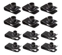 ECSiNG 20 x metallo M6 M8 Lug U Dado Camino U Dadi di Fissaggio Pannello Per Veicoli a Motore Elettrodomestici Nero
