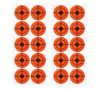 ECSiNG 250Pcs 5 cm su bersagli adesivi rotondi autoadesivi bersaglio pasters adesivi di carta per tiro con l'arco sport carta da tiro arancione