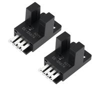 ECSiNG 2Pcs EESX-674 EESX674 Micro Interruttore Sensore Fotoelettrico 5-24VDC Uscita NPN Normalmente Aperto/Chiuso Selezionabile