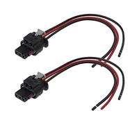ECSiNG 2x 3 Pins Sensore Di Parcheggio Spina Di Ricambio Spina Codino Adattatore Cablaggio 4F0973703 4H0973703 Compatibile Con VW Passat Jetta Golf Beetle Audi A3 A4 A6 Skoda Seat 13.5 Cm