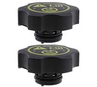 ECSiNG 2x Auto Motore Radiatore Raffreddamento Tappo di Espansione Serbatoio 13502353 1305248 Plastica di Raffreddamento Tappo Serbatoio Nero Compatibile con Cruze/Excelle/New Regal