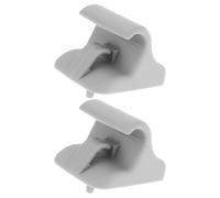 ECSiNG 2x Clip Per Aletta Parasole Per Auto 8523505100OM Compatibile Con Hyundai I20 Getz 08-15 Grigio