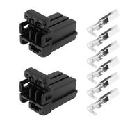 ECSiNG 2x Connettore Maschio Multi-blocco Fili A 3 Fili Con Terminali 73153-96BK 174921-2 Compatibile Con Har-ley Davidson