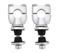 ECSiNG 2X Morsetto Di Montaggio Per Riser Manubrio 7/8" Con Inserti In Gomma Compatible Con Honda Per Moto Da Cross CRF XR50 Da 22mm