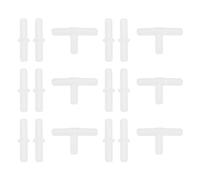 ECSiNG 30 connettori per acquario per linea aerea, connettore in plastica per acquario, connettore a T, per tubo di linea aerea, pompa da 4/6 mm, in plastica