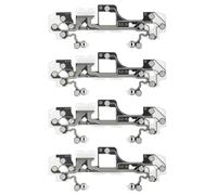 ECSiNG 4 cuscinetti di riparazione per tastiera con pellicola conduttiva di ricambio a membrana flessibile per controller compatibile con PS5 BDM-030 compatibile con controller V3 DualSense