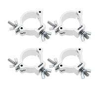 ECSiNG 4 ganci di ricambio in lega di alluminio con morsetto a C, 48-51 mm, accessori per illuminazione da palcoscenico, accessori per riflettori DJ Par