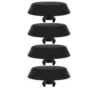ECSiNG 4 pezzi in plastica per cric auto Point Pad supporto spina sollevamento blocco buffer 51711960752 compatibile con BMW E36 318 323 325 M3 nero
