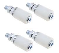 ECSiNG 4 Pezzi Rullo In Nylon Porta Scorrevole A Rullo Porta Scorrevole Del Fienile Guida A Pavimento Accessori Per Porte A Rullo Per Porte Scorrevoli Porte Elettriche Garage 30x40mm