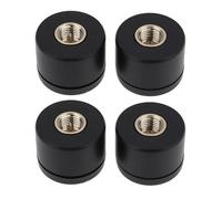 ECSiNG 4 Pezzi SMA Mini Antenna 14x18mm 2.4GHz 3dBi 50W Compatibile Con D-Link Nero