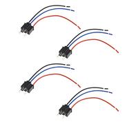 ECSiNG 4 prese H4 maschio per faro con cablaggio per H4 HB2 9003 presa connettore maschio 3 pin H4 lampadina faro maschio spina connettore di estensione