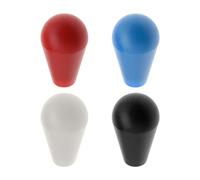 ECSiNG 4 PZ Ellisse Ovale Joystick Testa Rocker Ball Top Maniglia per M5 Vite Joystick Arcade Gioco Parti di Ricambio Fai da Te Accessori Joystick Nero Rosso Bianco Blu