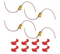 ECSiNG 4 resistori di carico 25 W 6 Ohm LED indicatori di direzione resistore lampeggiatore adattatore flash fix errore per indicatori di direzione LED lampadine fari targa luce fendinebbia DRL