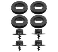 ECSiNG 4 Set Di Staffe Per Tappetini Auto Pulsanti Di Rotazione Dei Fori Clip Di Fissaggio Per Tappetini 3D0864851B 3D086485171N Compatibile con Volkswagen Compatibile con Skoda