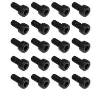 ECSiNG 48 Pezzi Bulloni Per Pedali Bici Viti M4 X 8 Mm Viti Filettate Esagonali Interne 40Cr Perno Pedale Compatibile Con Horizon Pro Sam Hill Flat CL Nero